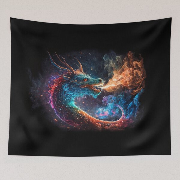 Item preview, Dragon in Cosmic Galaxy Space designed and sold by Si Pakne.