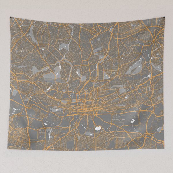 Item preview, Johannesburg City Map of South Africa - Bauhaus designed and sold by deMAP.