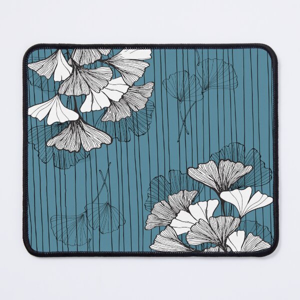 Item preview, Ginkgo Leaves Blue designed and sold by bloodberi.