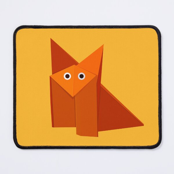 Item preview, Kawaii Cute Origami Fox Geometric Art designed and sold by Boriana Giormova.