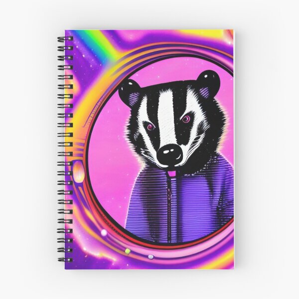 Item preview, Trippy psychedelic badger animal art designed and sold by Neo-Expression.