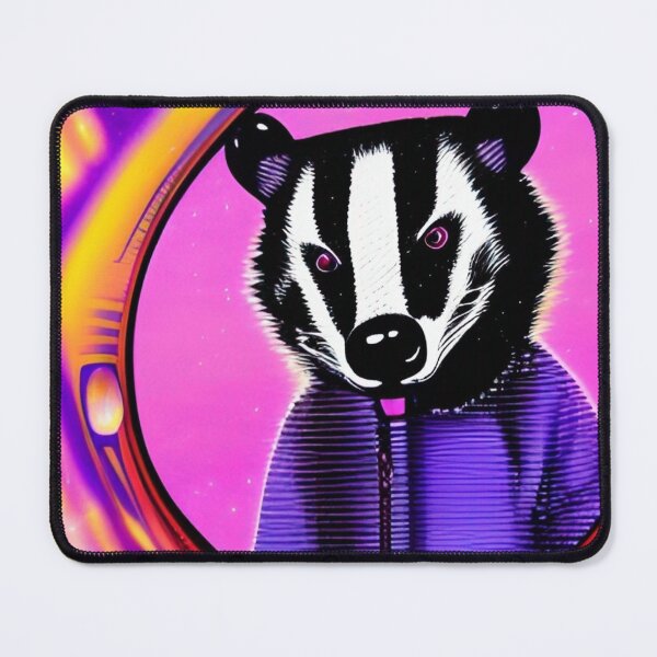 Item preview, Trippy psychedelic badger animal art designed and sold by Neo-Expression.