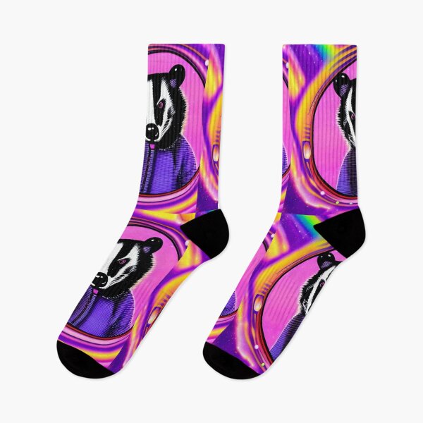 Item preview, Trippy psychedelic badger animal art designed and sold by Neo-Expression.