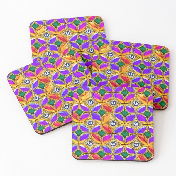 Item preview, Patrón de diseño africano colorido, arte africano designed and sold by Huesoffun.