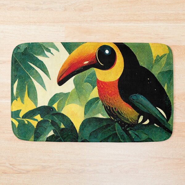 Item preview, Toucan Bird in South American Tropical Rainforest designed and sold by madtoyman.