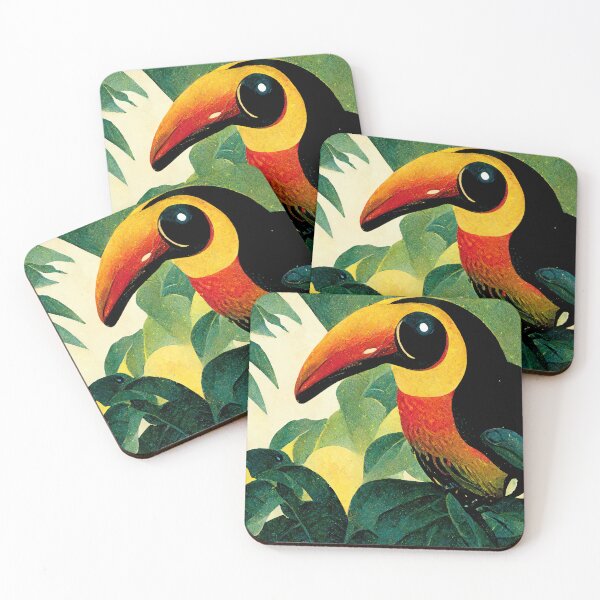 Item preview, Toucan Bird in South American Tropical Rainforest designed and sold by madtoyman.
