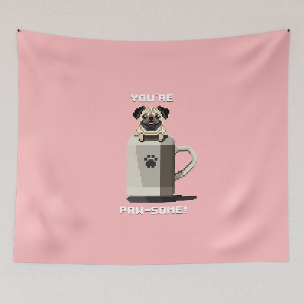 Item preview, You're Pawsome! (Light Pink) designed and sold by PixelByFatbeard.