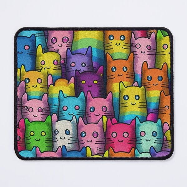 Item preview, Rainbow Colored Cats designed and sold by Uday24.