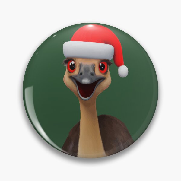 Item preview, Santas Aussie Helper - Cute Christmas Emu designed and sold by taiche.