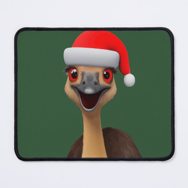 Item preview, Santas Aussie Helper - Cute Christmas Emu designed and sold by taiche.