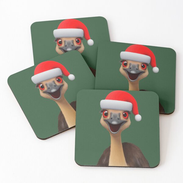 Item preview, Santas Aussie Helper - Cute Christmas Emu designed and sold by taiche.