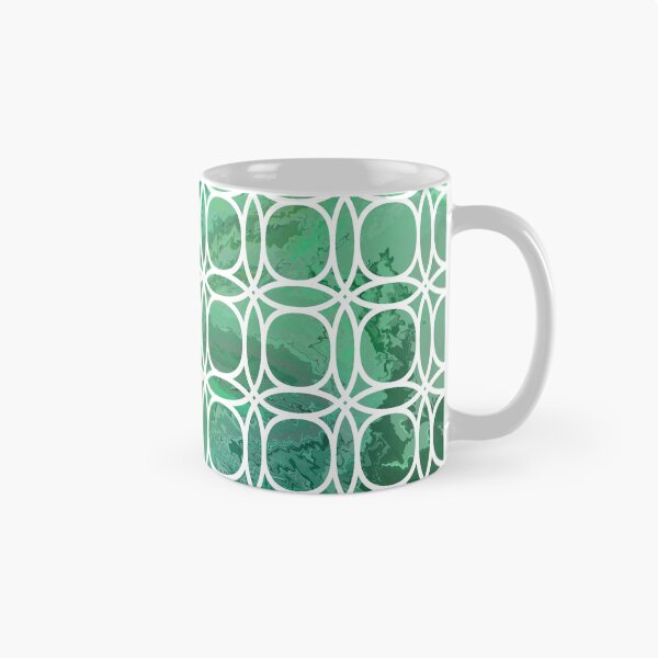 Item preview, Geometric Green marble effect pattern  designed and sold by TipTopTapo.