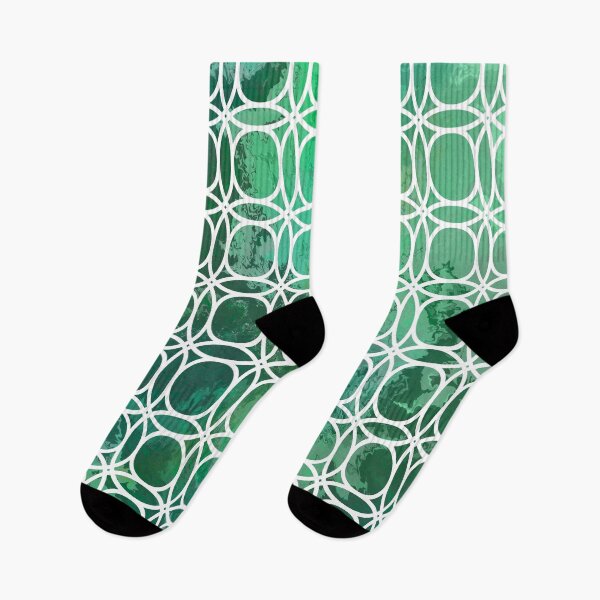 Item preview, Geometric Green marble effect pattern  designed and sold by TipTopTapo.