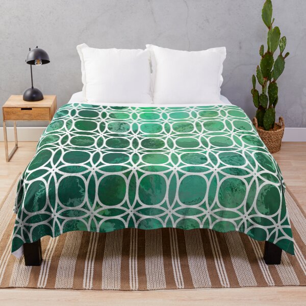 Item preview, Geometric Green marble effect pattern designed and sold by TipTopTapo.