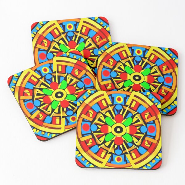 Item preview, Patrón de diseño africano colorido, arte africano designed and sold by Huesoffun.