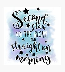 Second Star to the Right Photographic Print
