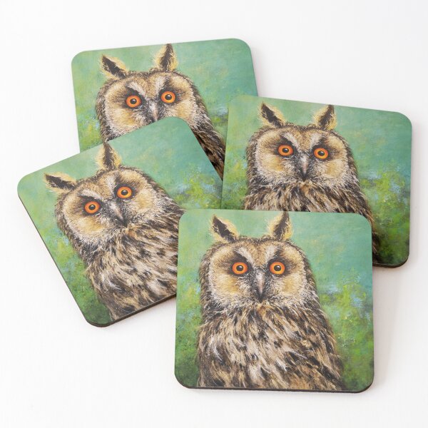 Item preview, Long-eared Owl designed and sold by Kristine-Kristi Kasak.