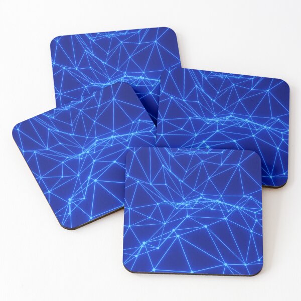Item preview, Blue plexus Background designed and sold by PotluckPrints.