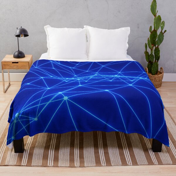 Item preview, Blue plexus Background designed and sold by PotluckPrints.