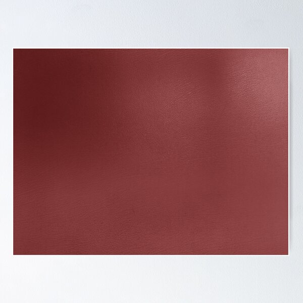 dark red leather texture Poster