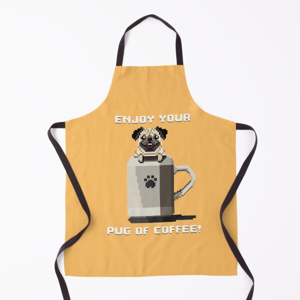Item preview, Enjoy Your Pug of Coffee! (Honey) designed and sold by PixelByFatbeard.