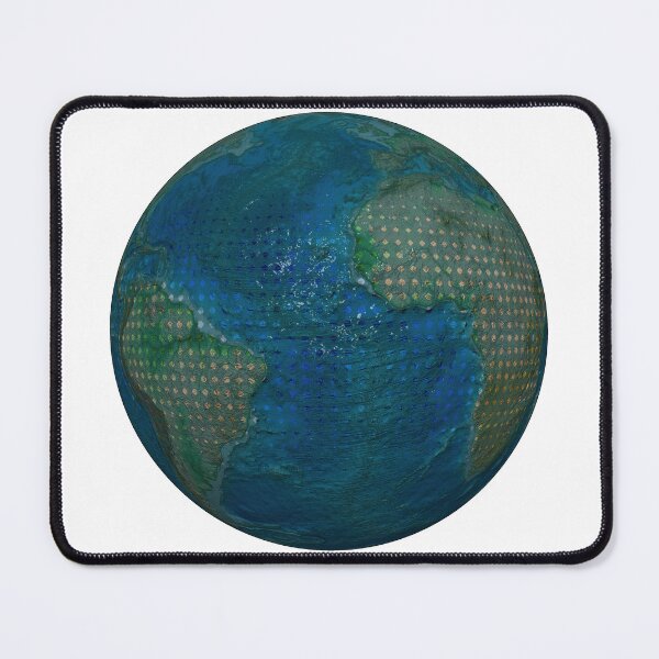 Item preview, No borders Map - Earth Globe 2 designed and sold by maptheclouds.
