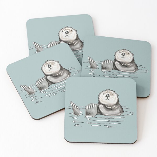 Item preview, Otter Illustration  designed and sold by RiceDrawings.