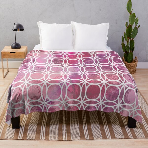 Item preview, Circle Geometric Pink marble effect pattern designed and sold by TipTopTapo.