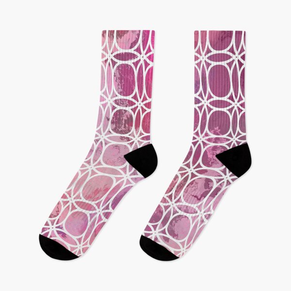 Item preview, Circle Geometric Pink marble effect pattern  designed and sold by TipTopTapo.