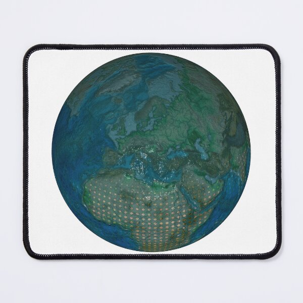 Item preview, No borders Map - Earth Globe 6 designed and sold by maptheclouds.