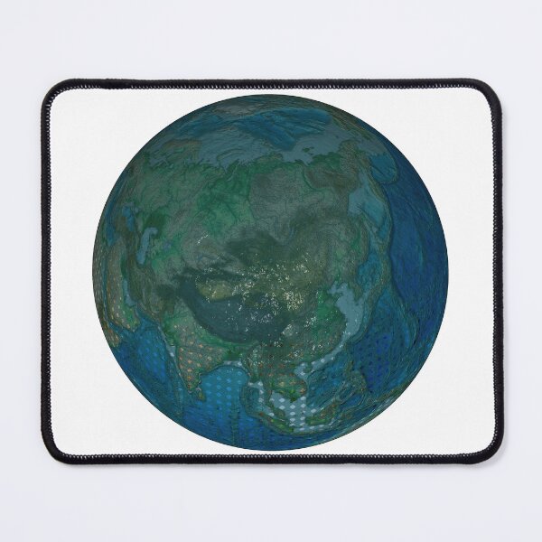 Item preview, No borders Map - Earth Globe 8 designed and sold by maptheclouds.