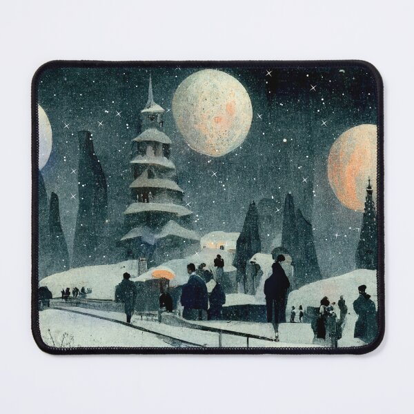 Item preview, Fantasy Winter Snow Scene designed and sold by madtoyman.