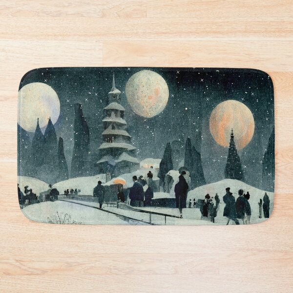 Item preview, Fantasy Winter Snow Scene designed and sold by madtoyman.