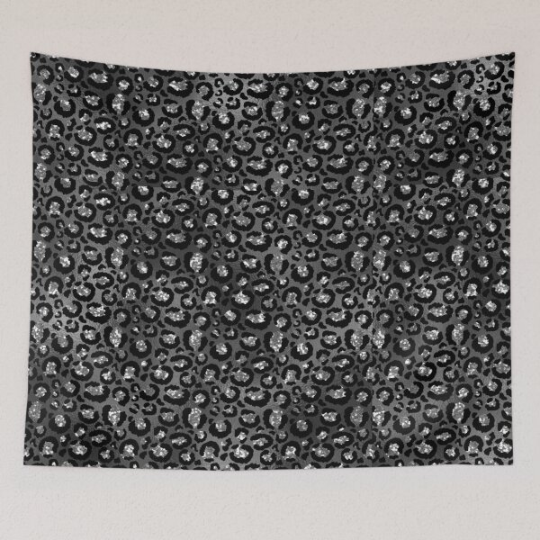 Item preview, Silver Grey Leopard Print Design designed and sold by Paulele.