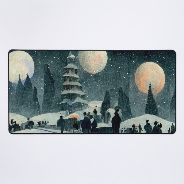 Item preview, Fantasy Winter Snow Scene designed and sold by madtoyman.