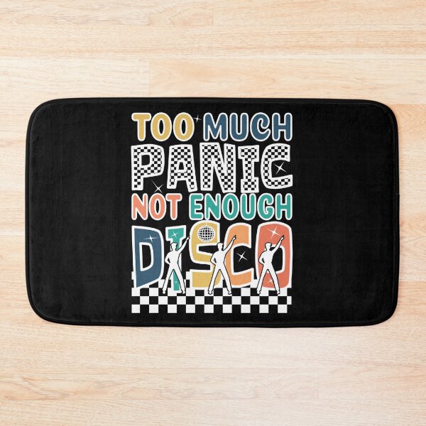 Item preview, Retro Vintage Too Much Panic Not Enough Disco designed and sold by SunnyBrand.