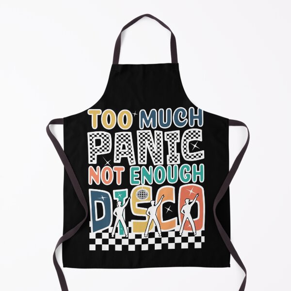 Item preview, Retro Vintage Too Much Panic Not Enough Disco designed and sold by SunnyBrand.