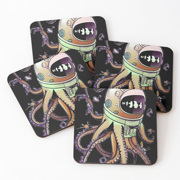 Item preview, Astronaut Octopus - Vintage designed and sold by Neo-Expression.
