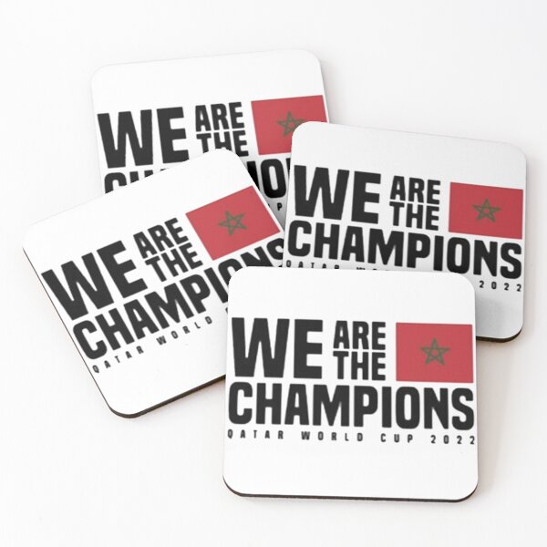 Item preview, We Are The Champions Qatar World-Cup 2022 Morocco designed and sold by THE-TFG.