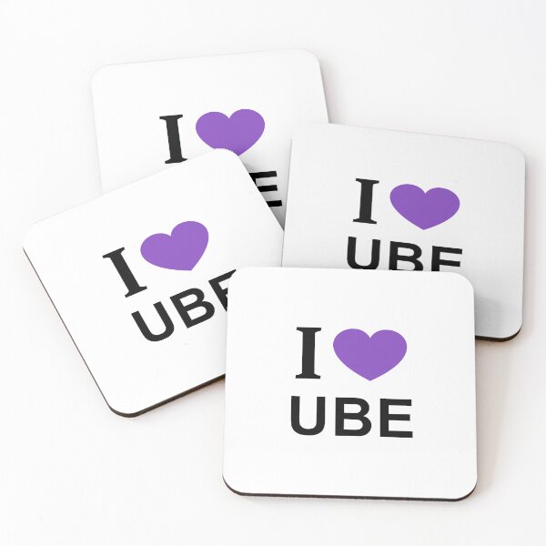 Item preview, I ❤️ UBE with purple heart I LOVE UBE I HEART UBE designed and sold by usernamenaijan.