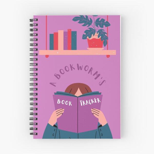 Item preview, a bookworm's book tracker designed and sold by bookdrunk.