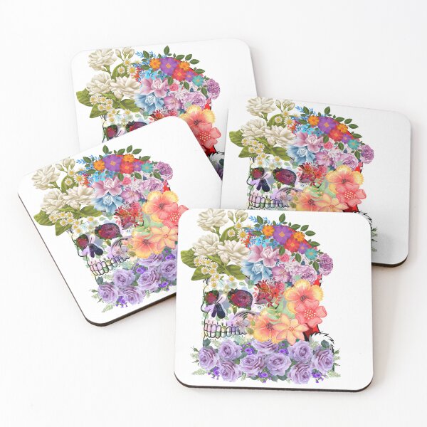 Item preview, Skull || Flowers Digital Art    designed and sold by RBToper.