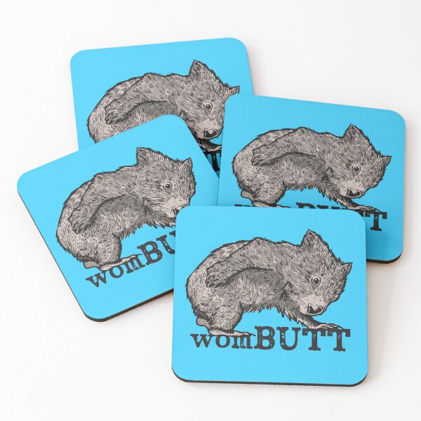 Item preview, Word Pun - Warm Butt Wombat designed and sold by KaylaStudio.