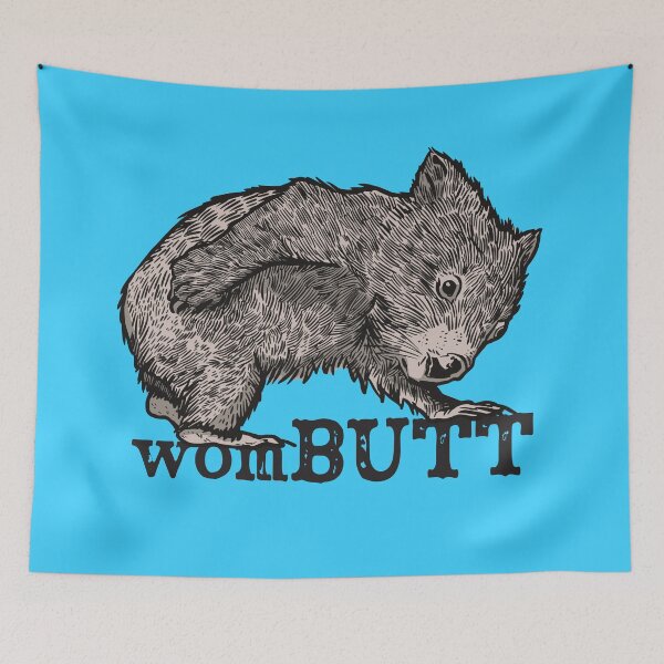 Item preview, Word Pun - Warm Butt Wombat designed and sold by KaylaStudio.