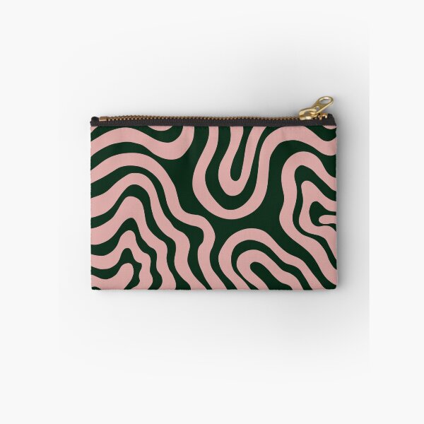 Item preview, Pink and green waves designed and sold by emayaartstudio.