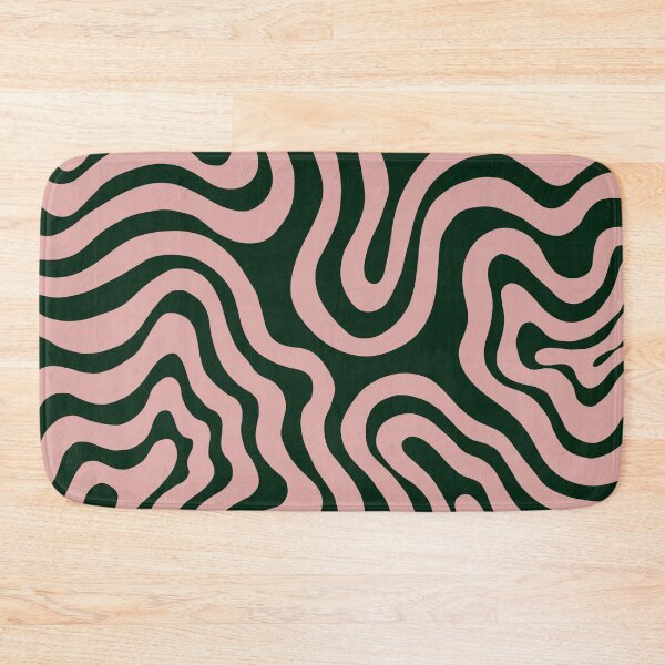 Item preview, Pink and green waves designed and sold by emayaartstudio.