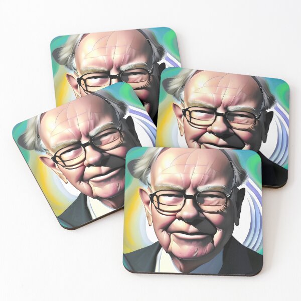 Item preview, Warren Buffett in dreamy portrait designed and sold by goghgeous.