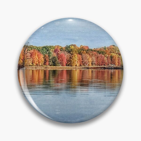 Item preview, Fine Lake fall colors, Johnstown Township,  Michigan  designed and sold by Rocco Goff.