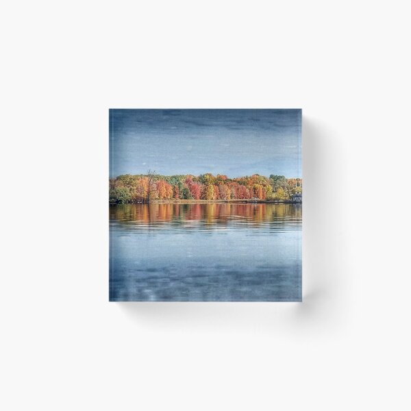 Item preview, Fine Lake fall colors, Johnstown Township,  Michigan  designed and sold by Rocco Goff.