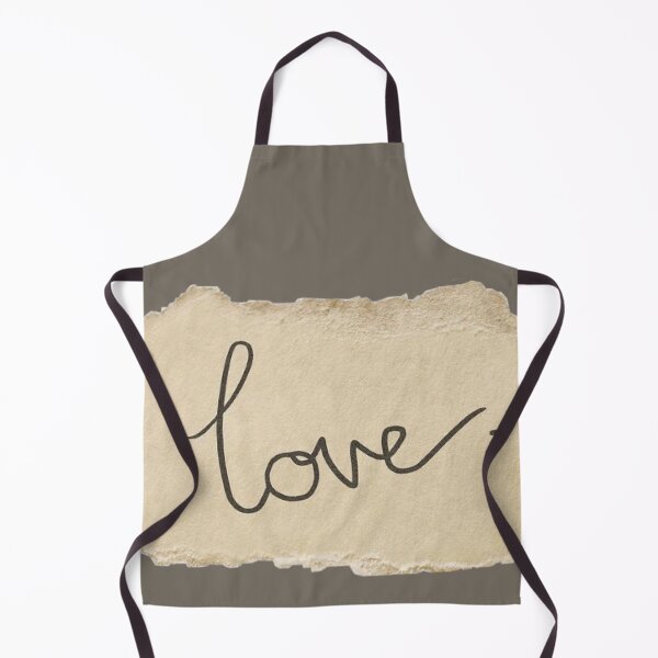 Item preview, love written in vintage paper cut out designed and sold by moonna designs.